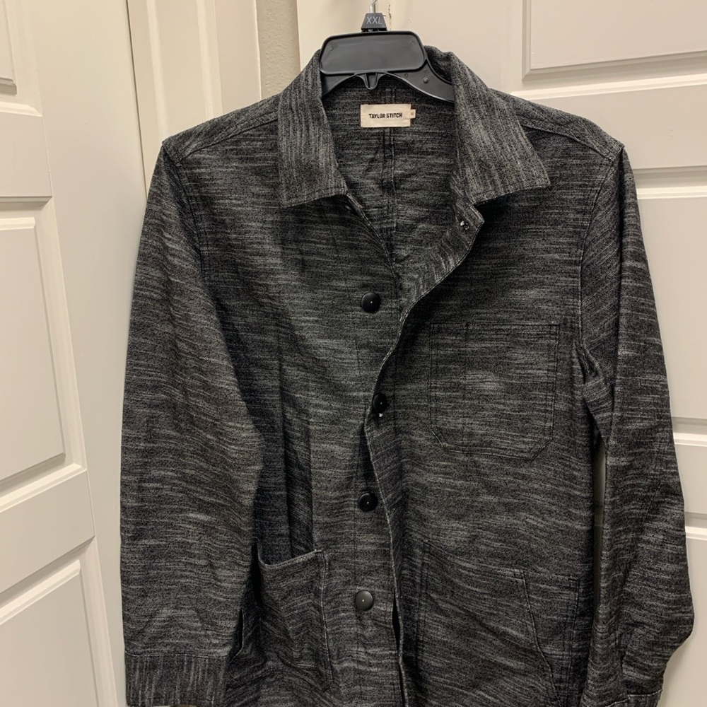 Taylor Stitch Gray Button-Up Jacket